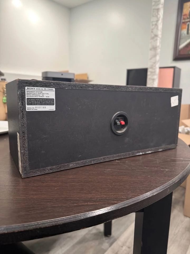 SONY MODEL NO. SS-CN490 Center Speaker - photo 3