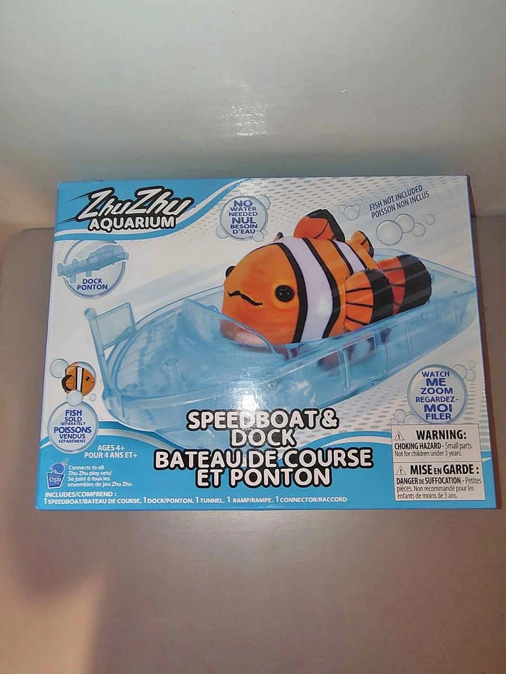 Zhu Zhu Aquarium Speedboat & Dock