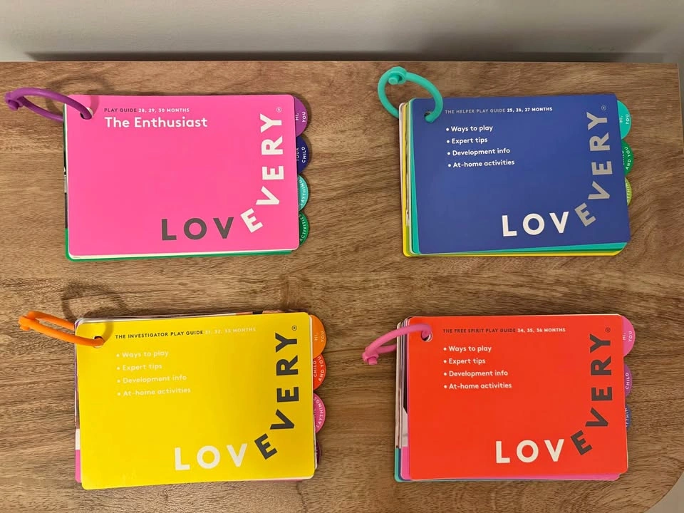 4 Lovevery Play Guides
