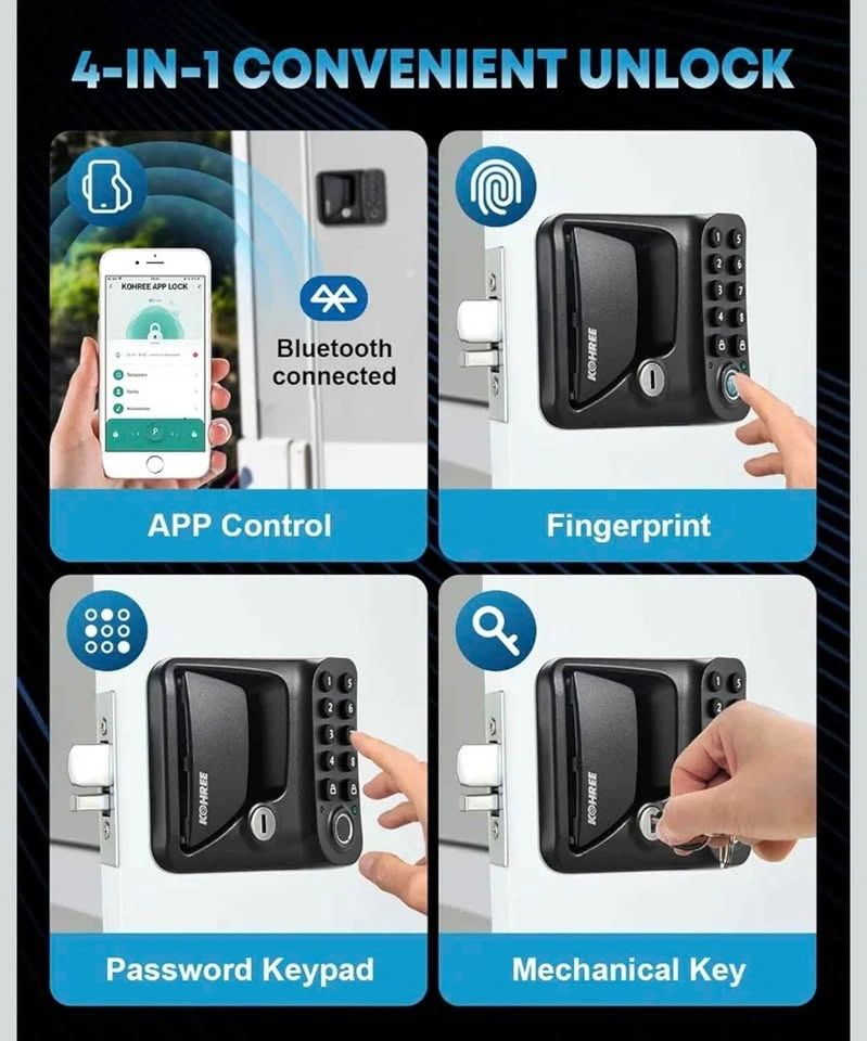Kohree Fingerprint RV Door Lock Keyless Entry - photo 4