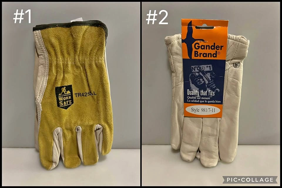 New Leather Work Gloves (Men’s Large) - $5 Each or $10 for 3 pai