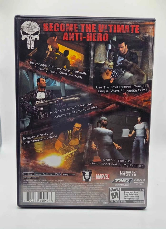 The Punisher (CIB) (PS2) HEAVILY SAUGHT AFTER MARVEL PS2 GAME!!! - photo 2