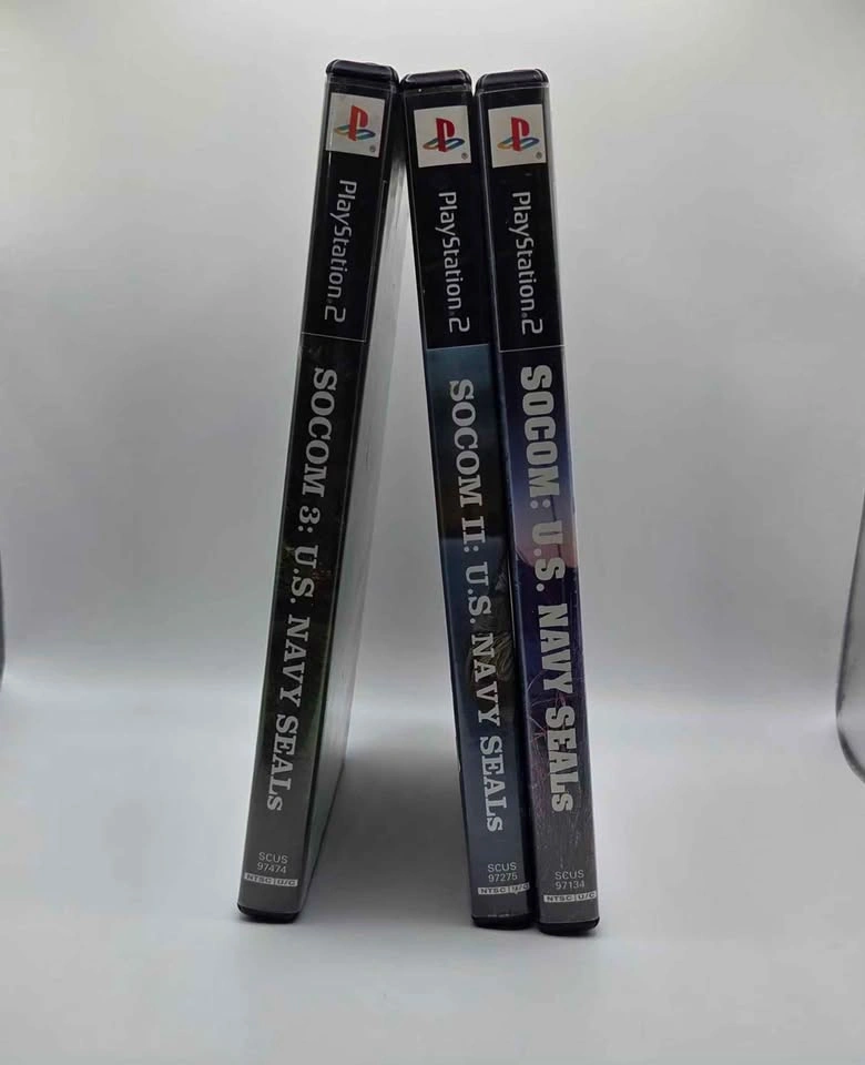 SOCOM U.S. NAVY SEALS 1-3 Bundle (CIB) - PS2 - photo 2