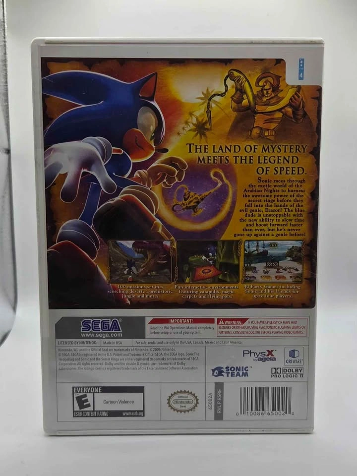 Sonic And The Secret Rings (Wii) CIB - photo 2