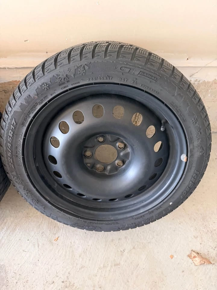 GT Radial Winter Tires on Steel Rims – 225/45R17 - photo 5