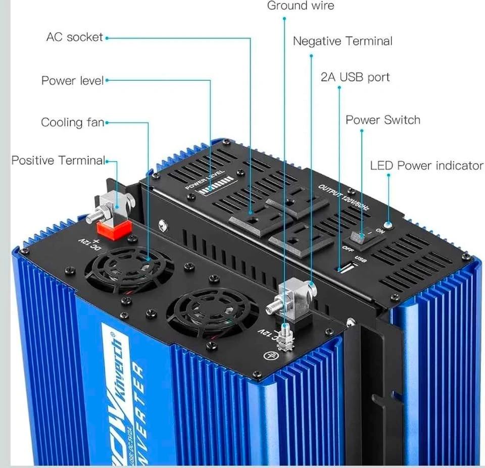 Power Inverter 2000 Watts - photo 3
