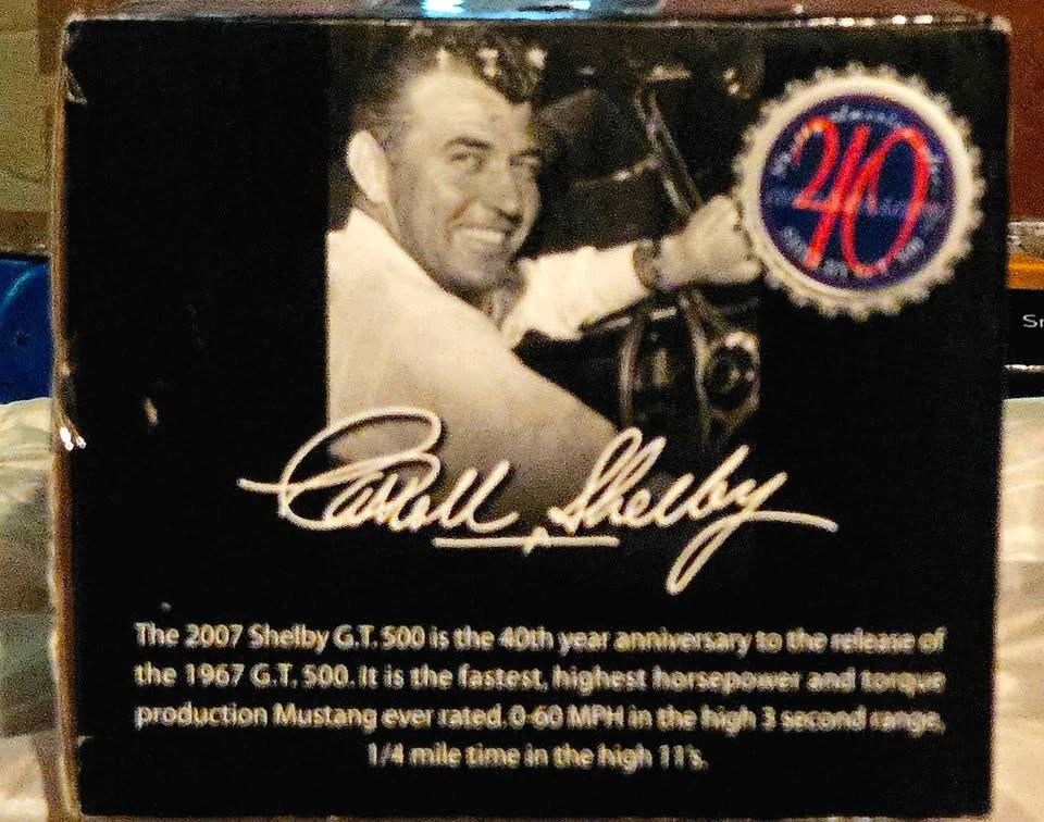 Shelby Collectibles 2007 Shelby GT500 1:18 Die-Cast Metal Car - photo 4