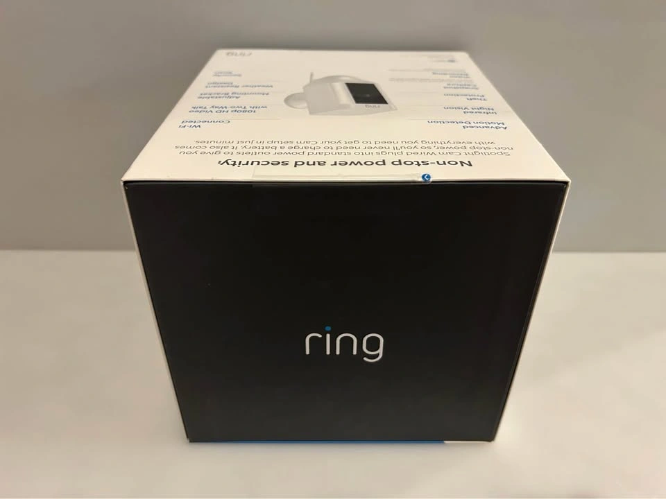 New Ring Spotlight Cam Wired Security Camera NIB - photo 3