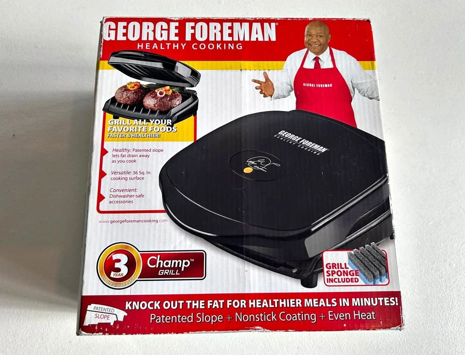 New George Foreman Champ Grill NIB
