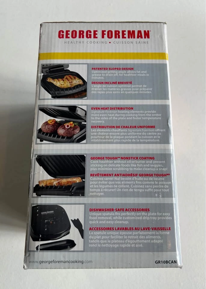 New George Foreman Champ Grill NIB - photo 2