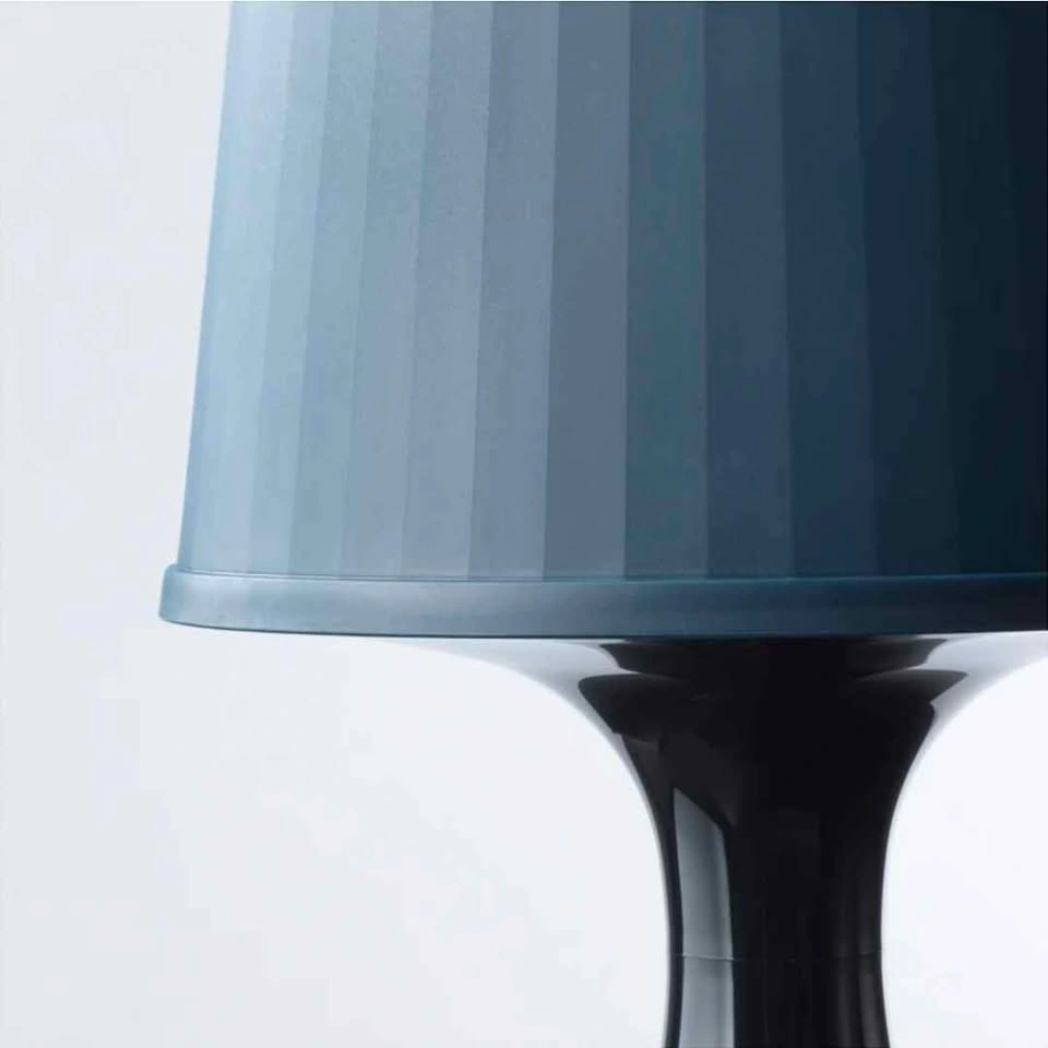 A pair of IKEA LAMPAN dark blue Table Lamps (45 cm, Dark Blue) - photo 2