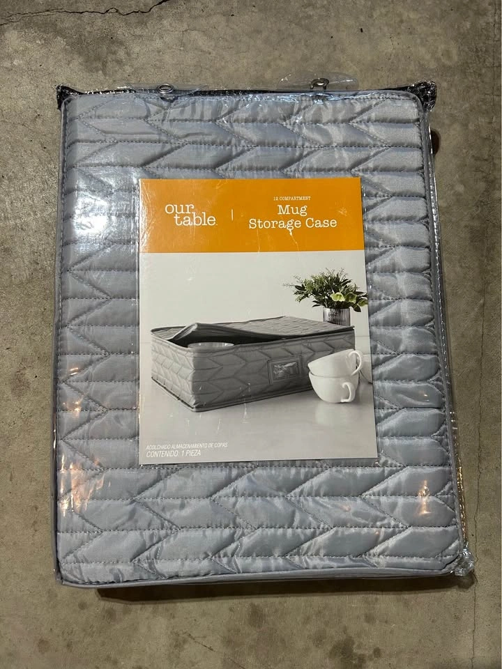 New 12 Mug/Cup or 12 Stemware Storage Case - $10 Each - photo 2