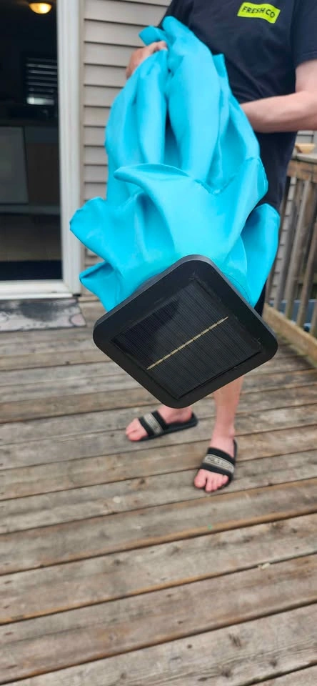 Solar Umbrella Outdoor 9ft - photo 3