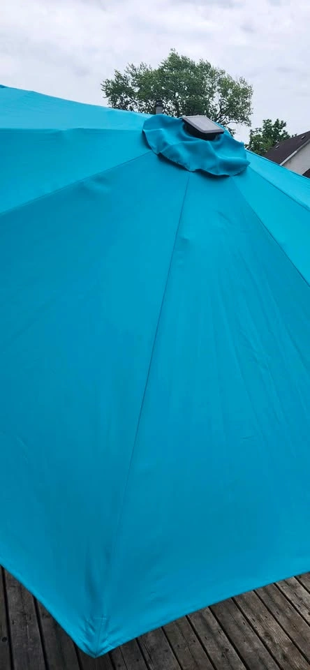 Solar Umbrella Outdoor 9ft - photo 5