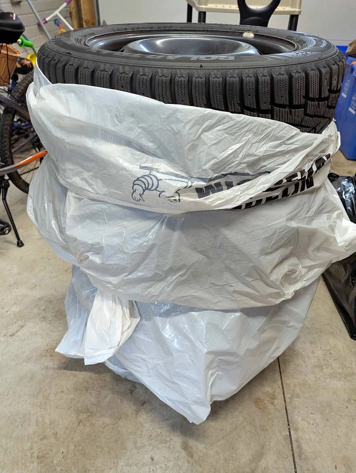 215/55/R16 Winter Tire Set with Steel Rims