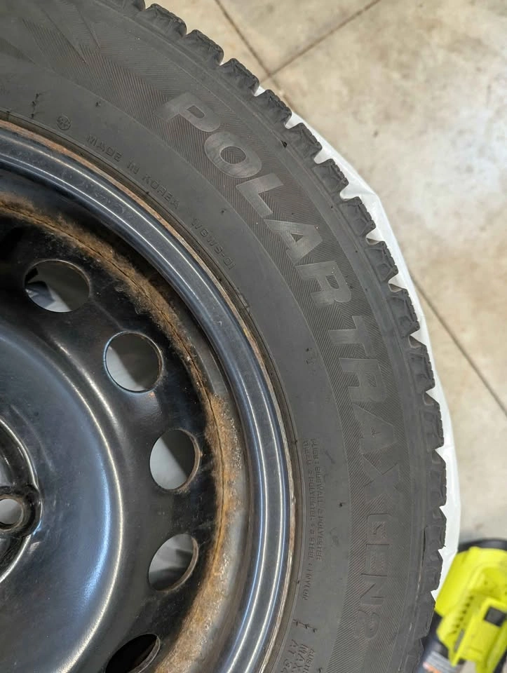 215/55/R16 Winter Tire Set with Steel Rims - photo 5