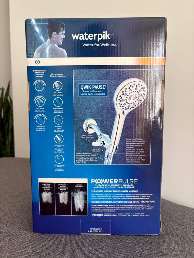 BNIB Waterpik Power Pulse Shower Head - photo 2