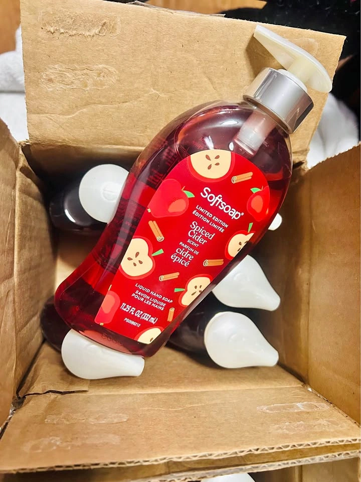 4 Pcs Softsoap Spiced Cider Fall Seasonal Liquid Hand Soap