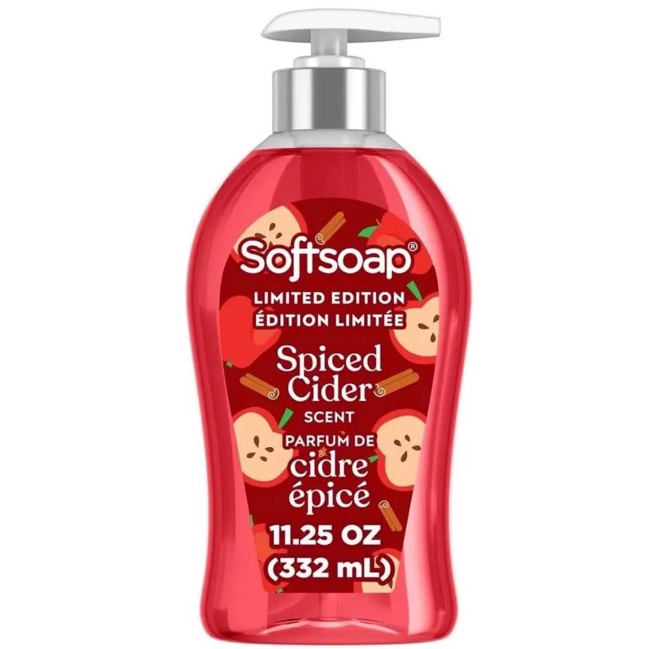 4 Pcs Softsoap Spiced Cider Fall Seasonal Liquid Hand Soap - photo 3