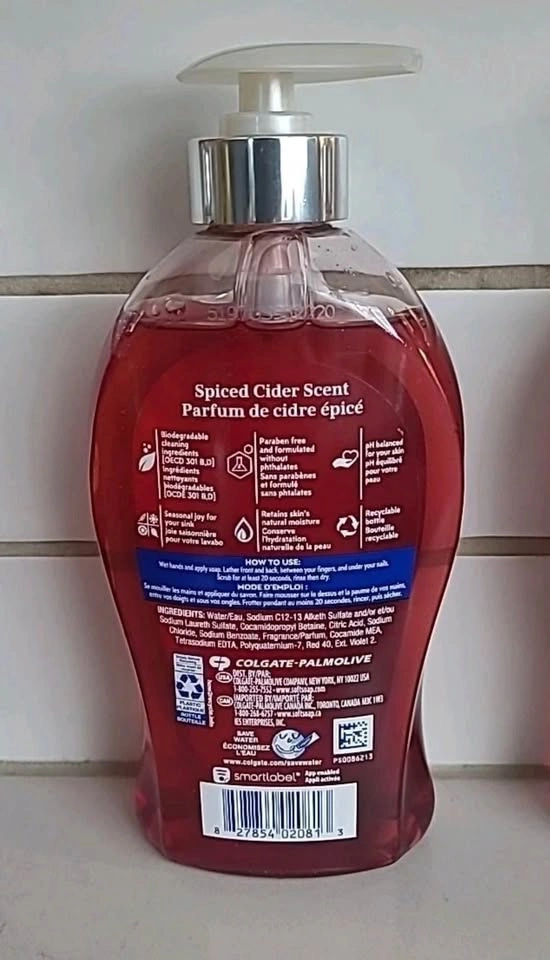 4 Pcs Softsoap Spiced Cider Fall Seasonal Liquid Hand Soap - photo 5