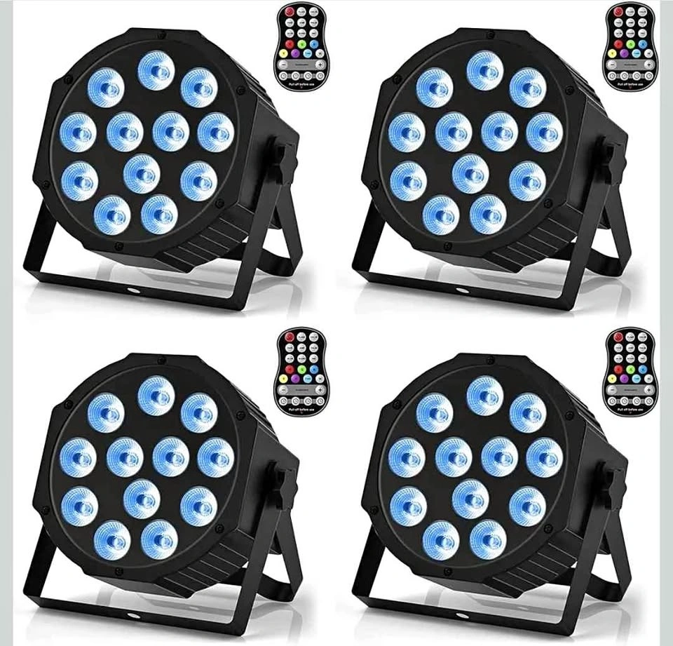 Rechargeable RGBW 4-in-1 LED Uplights Battery Powered DJ Lights