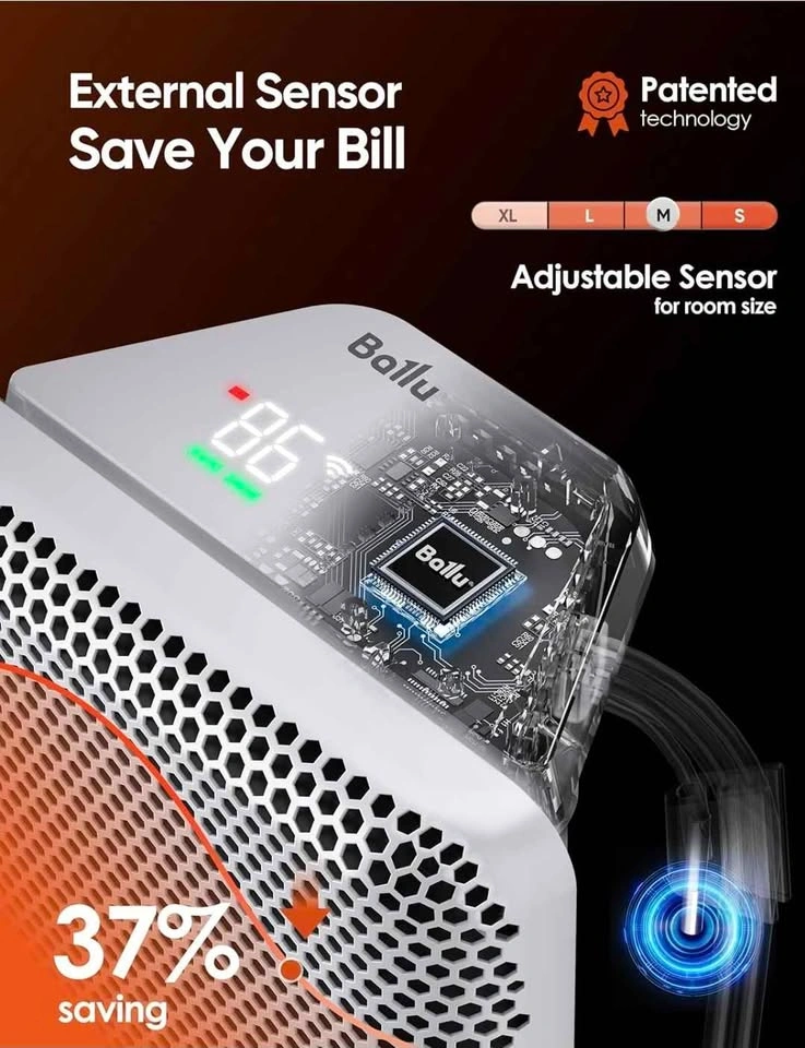 Ballu Convection Panel Space Heater 1500W - photo 5