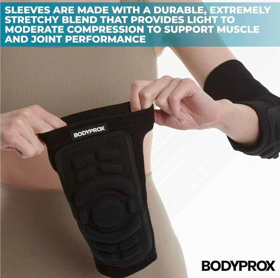 Bodyprox Elbow Protection Pads 1 Pair, Elbow Guard Sleeve (small - photo 4