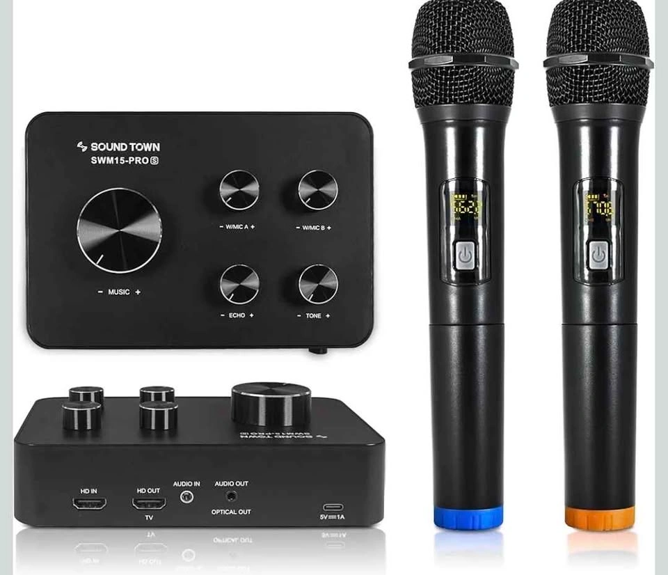 Sound Town Wireless Microphone Mixer System for Karaoke - photo 2