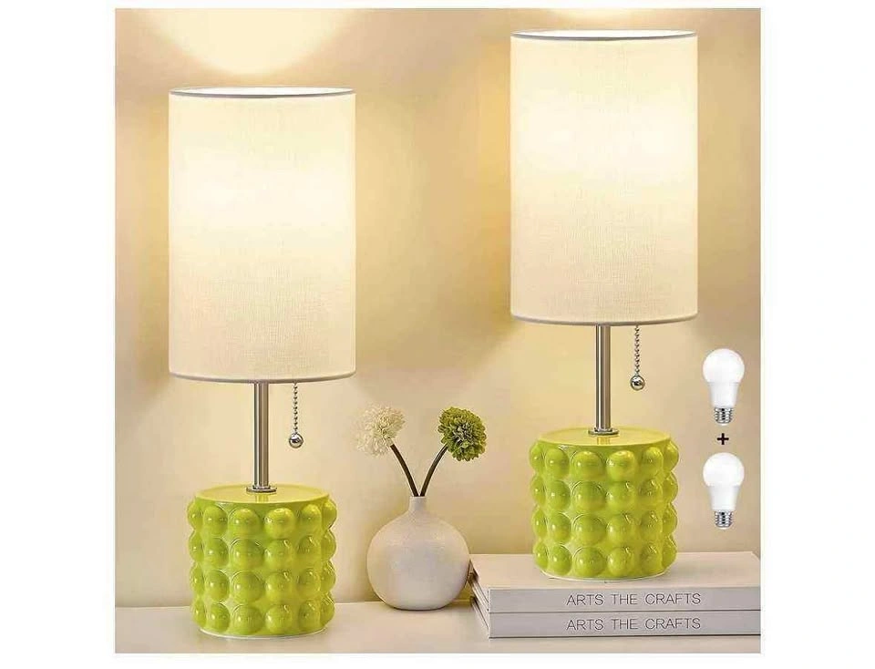 GyroVu Ceramic Small Table Lamp Set of 2