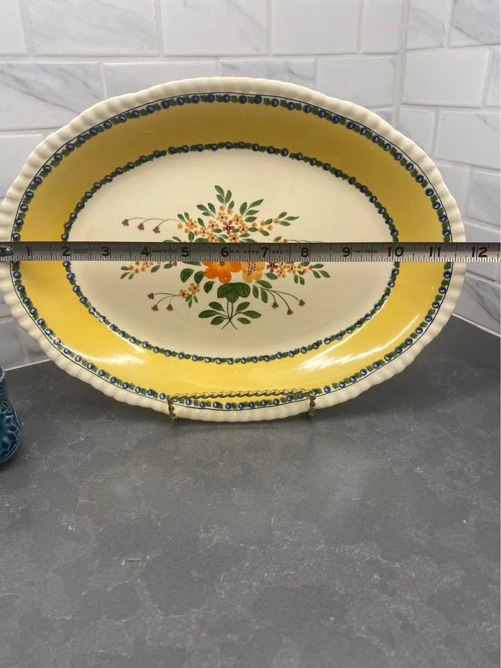 Vintage Adams China - Royal Ivory Titan Ware Oval Platter - photo 3