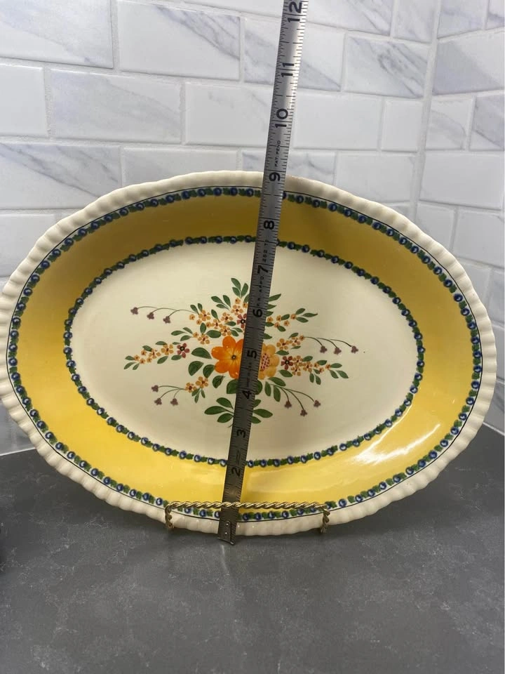 Vintage Adams China - Royal Ivory Titan Ware Oval Platter - photo 4