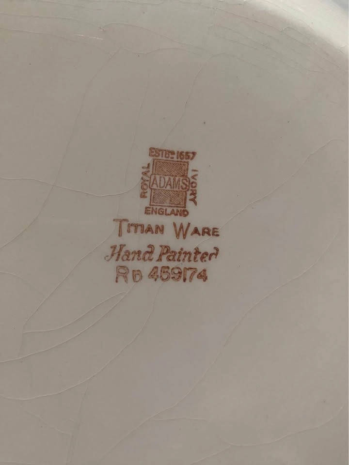 Vintage Adams China - Royal Ivory Titan Ware Oval Platter - photo 5