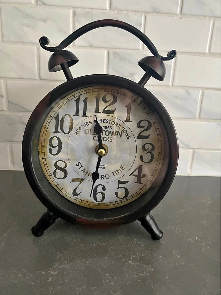 Old Town Clocks “Vintage Style” Alarm Clock