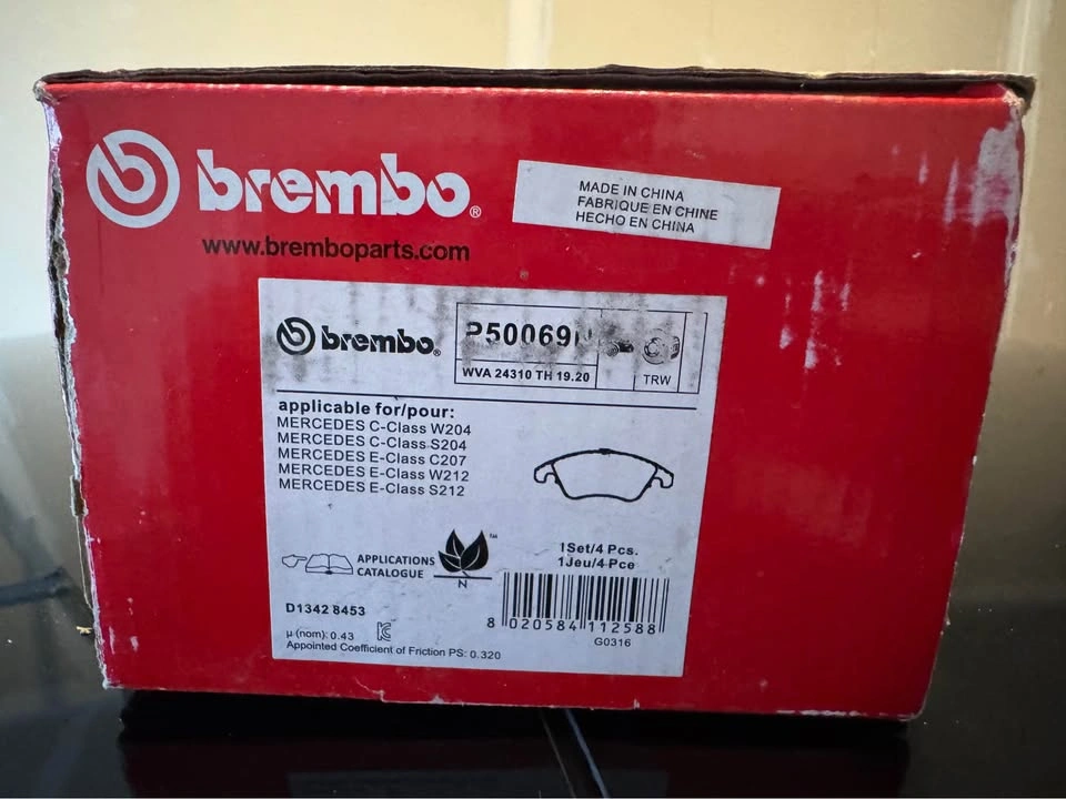 Brembo P50069 Brake Pads for Mercedes - photo 3