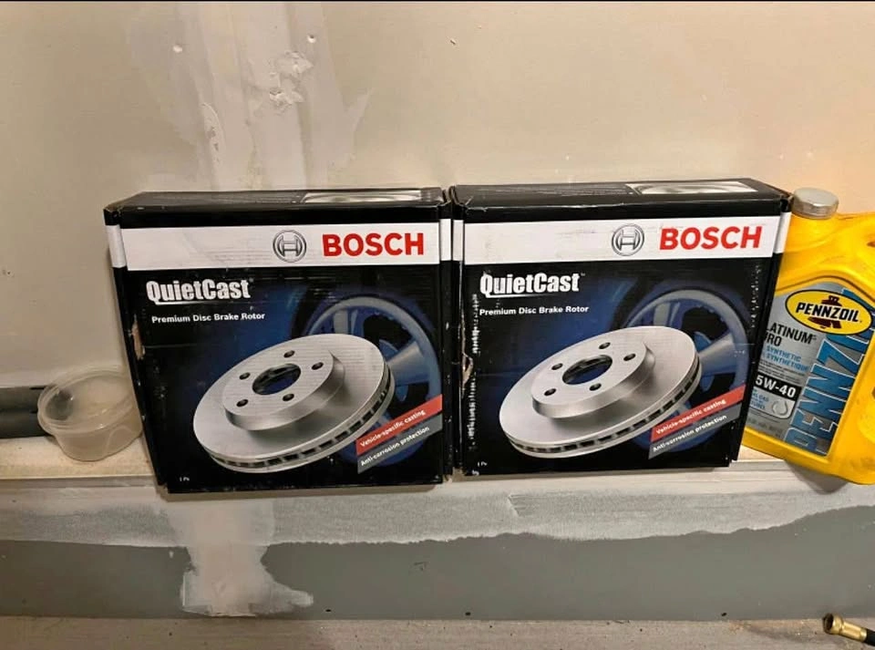 Bosch Quietcast Brake Rotors x2 36010991