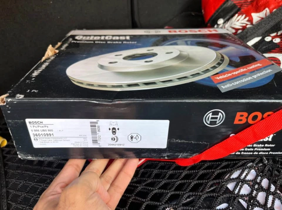 Bosch Quietcast Brake Rotors x2 36010991 - photo 3
