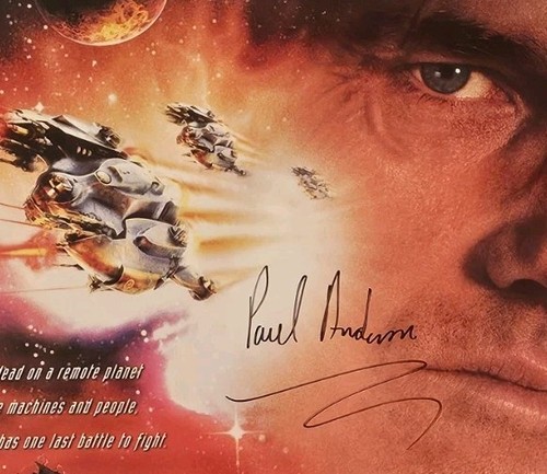 SOLDIER 27"x40" Movie Poster signed By Paul Anderson/ 1998 - photo 2
