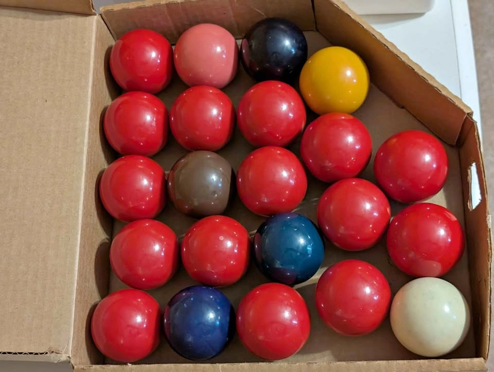 Full Set of Snooker Balls
