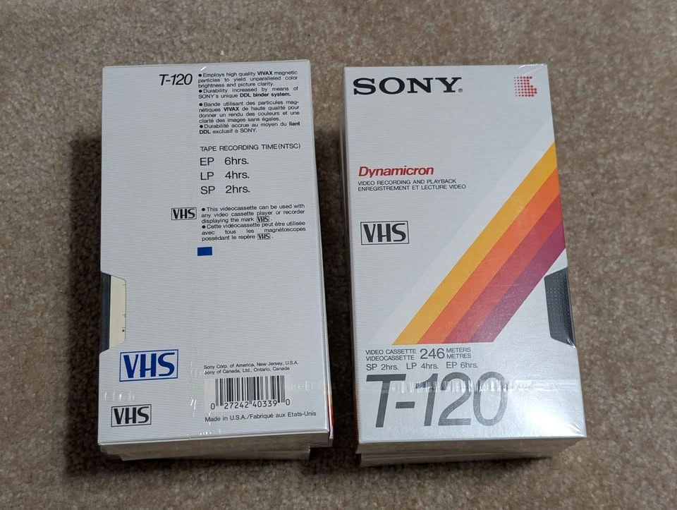 Unopened Memorex, Sony, and Fuji VHS T-120 Blank Tapes - Lot of - photo 4