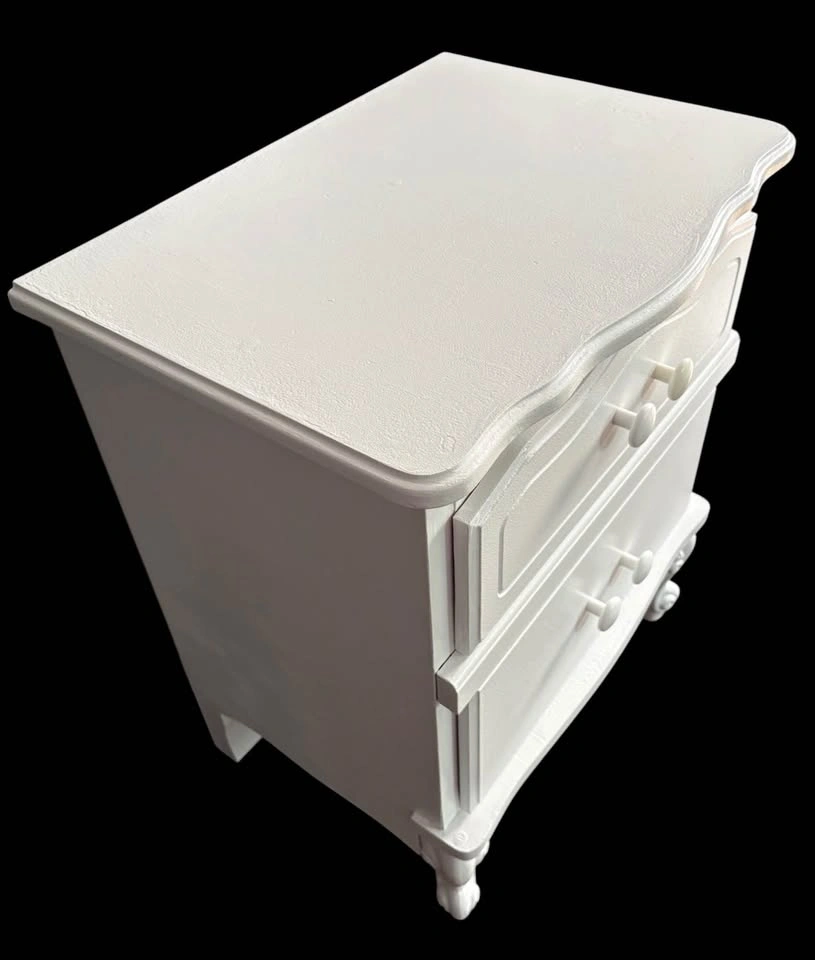 White French Provincial 2-Drawer Nightstand - photo 2