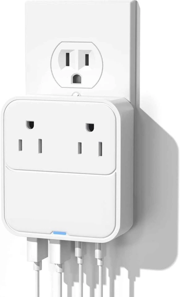 2500W USB C Charger Block with 2 Outlet Ports - photo 2