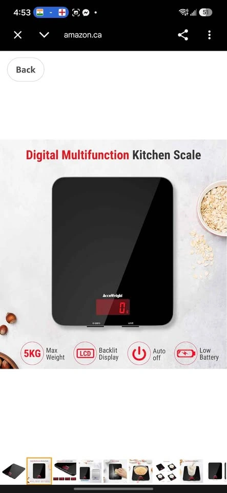 Food Kitchen Scale - photo 4