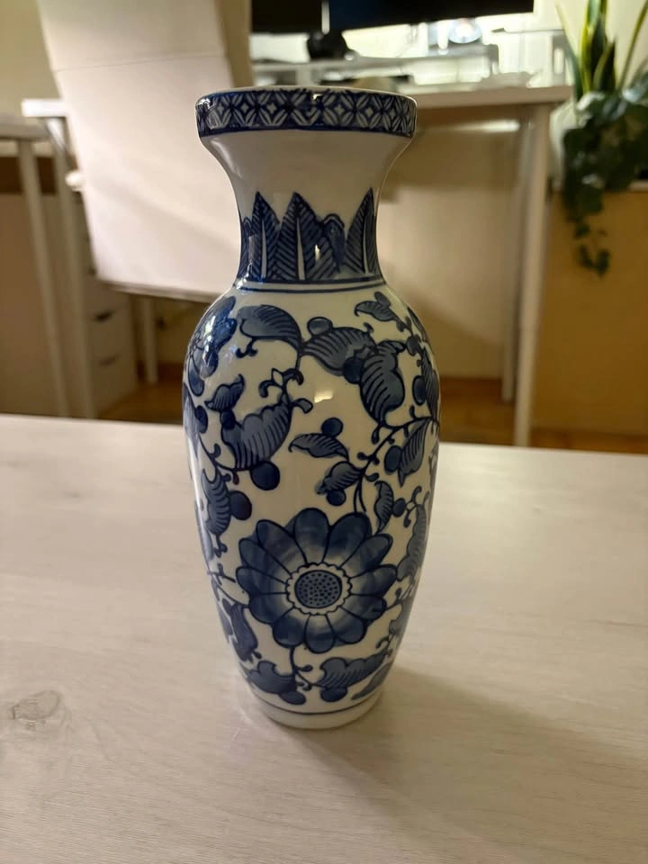 Chinoiserie Blue Vase - photo 2