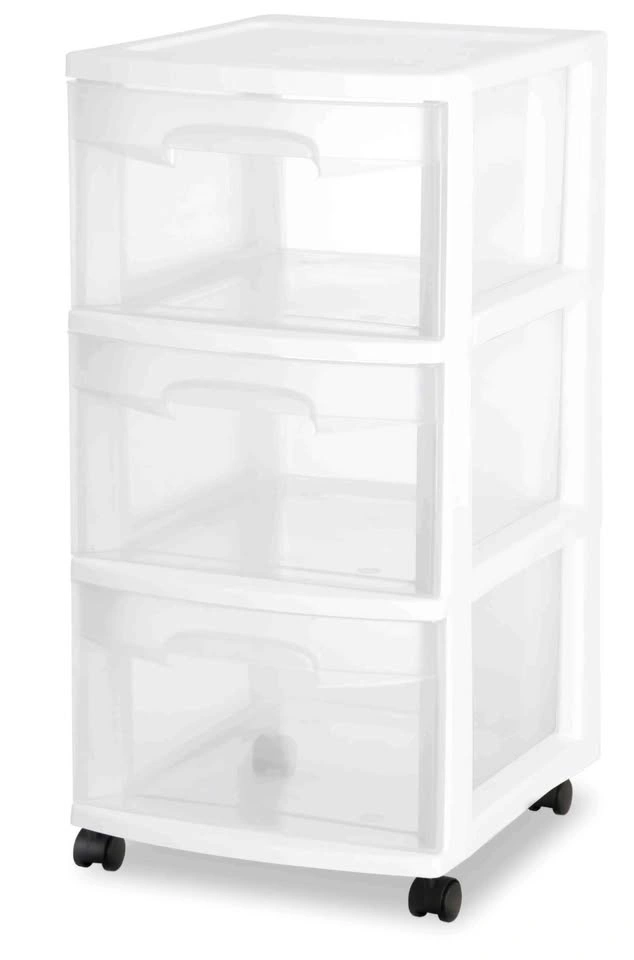 Sterilite 3 Drawer Storage Cart - photo 2
