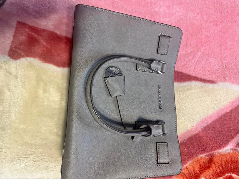 Grey handbag