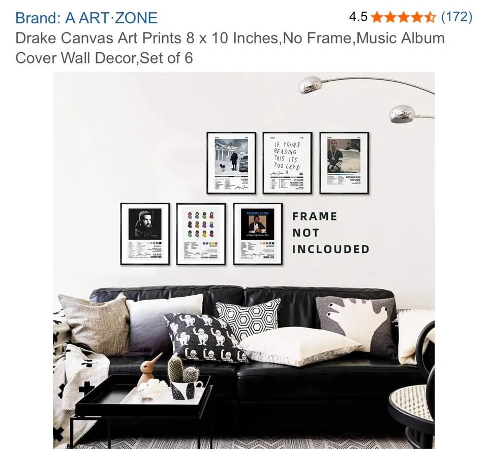Drake Album Cover Canvas Wall Decor - photo 3