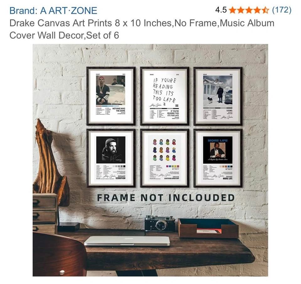 Drake Album Cover Canvas Wall Decor - photo 4