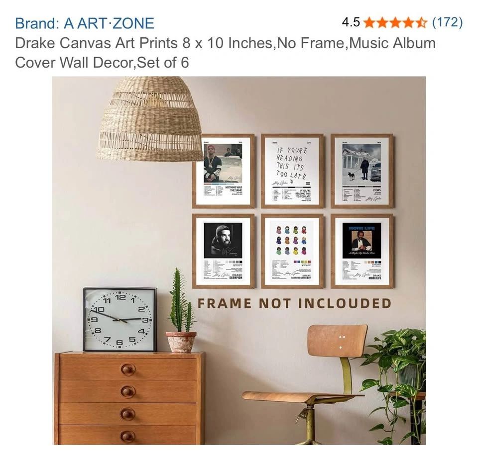 Drake Album Cover Canvas Wall Decor - photo 5