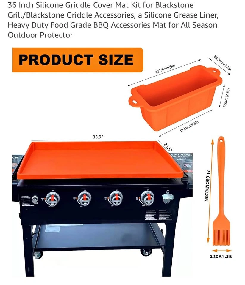Blackstone Griddle Silicone Cover Mat Kit