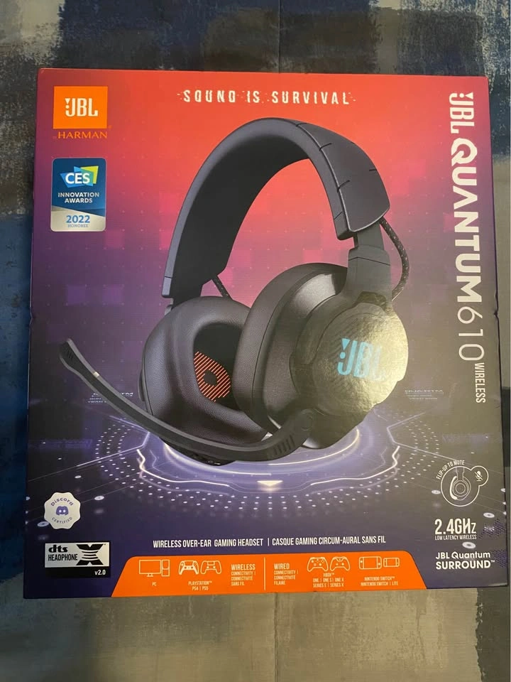 JBL Premium Quantum 610 Wireless Gaming Headset - Brand New Seal